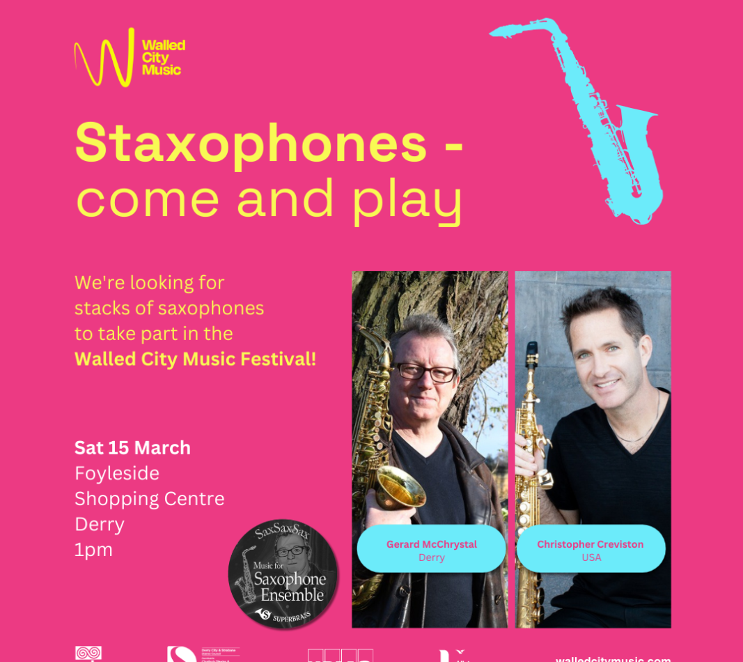 Staxophones – come and play!